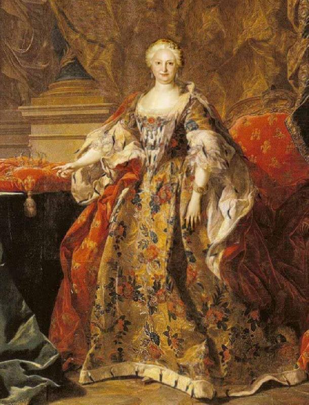 Louis Michel van Loo Portrait of Elisabeth Farnese oil painting picture